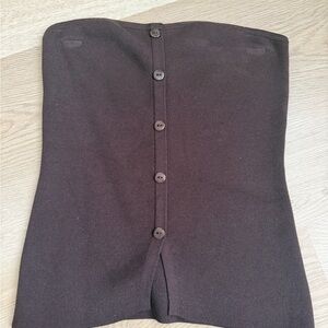 Altar'd State Brown Strapless Knit Tube Top